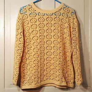 Fashion Formula Yellow Cutout Top